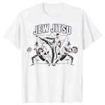 Funny Jew Jitsu Jewish Dance T-Shirt Summer Men Women Clothing Fashion T Shirts Cotton Short Sleeve Oversized Loose T-shirt Tops Markonline
