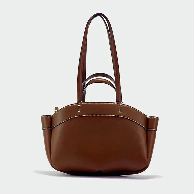 Women Tote Bag Underarm Pouch Large Capacity Pu Leather Shoulder Bag Retro Crossbody Bag Casual Portable Bucket Bags Handbag