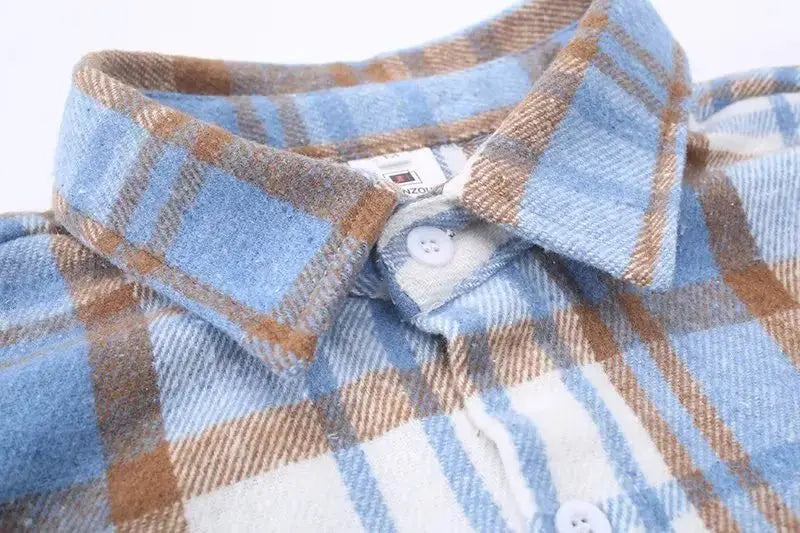 Tooling Shirt Men's Long Sleeve Solid Color Polo Shirt Multi Pocket Printing Long Sleeve Shirt Korean Loose Trend Casual Shirt Markonline