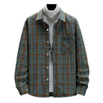 Tooling Shirt Men's Long Sleeve Solid Color Polo Shirt Multi Pocket Printing Long Sleeve Shirt Korean Loose Trend Casual Shirt Markonline