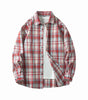 Men Shirt Plaid Flannel Long Sleeve Oversized Loose Cotton Casual Male Youth Comfortable Soft Fall Streetwear Formal Dress Shirt Markonline