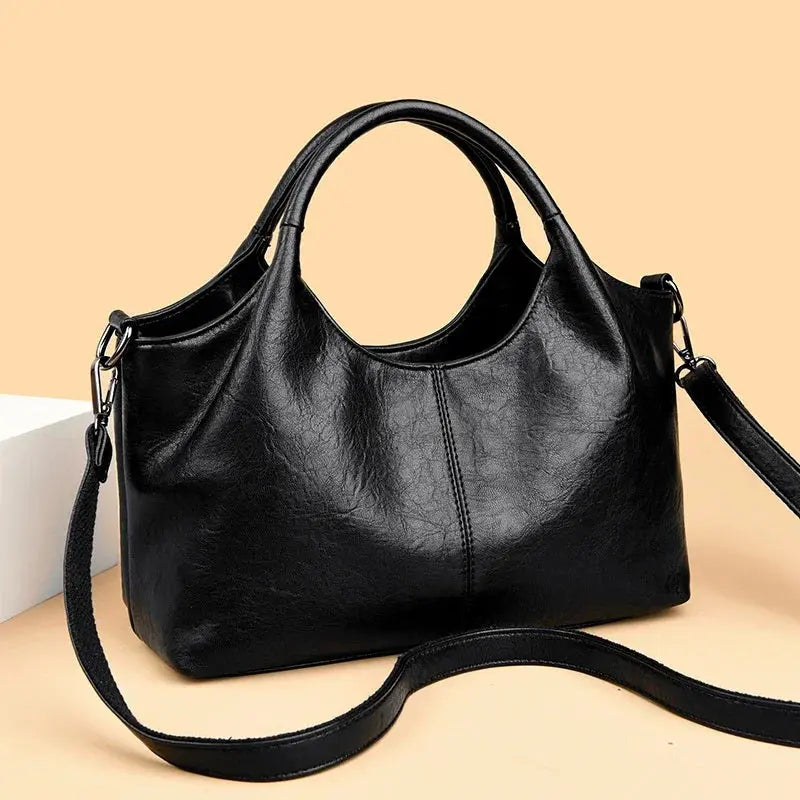 High Quality Large capacity Leather Women Tote Bag Designer Soft Leather Ladies Shoulder Crossbody Bag Fashion Female Handbags