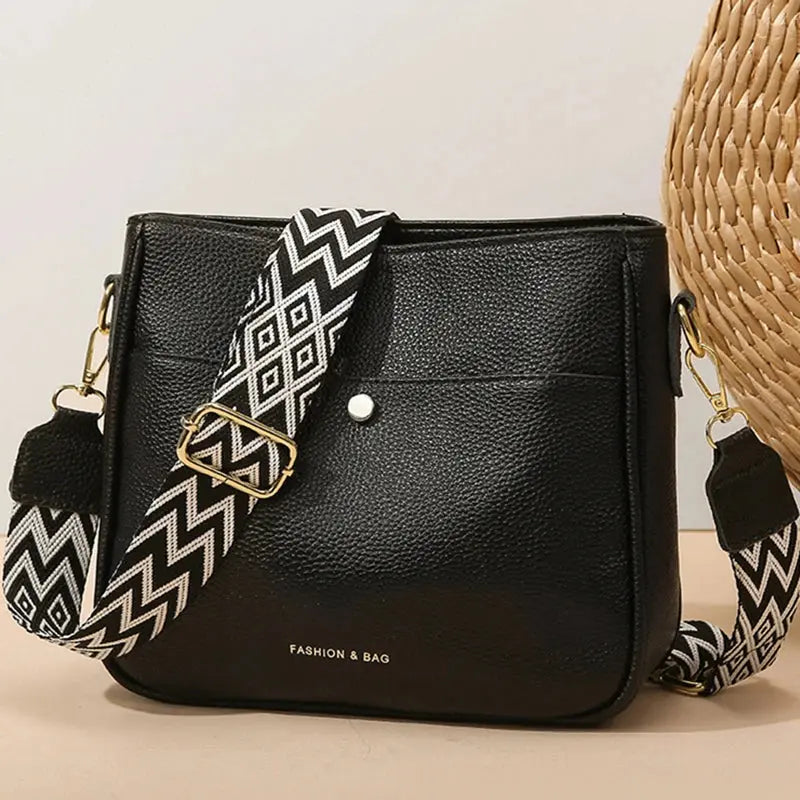 Women Luxury Genuine Leather Bucket Bags Designer Crossbody Shoulder Bag Quality Cow Leather Handbags for Fashion Female Tote