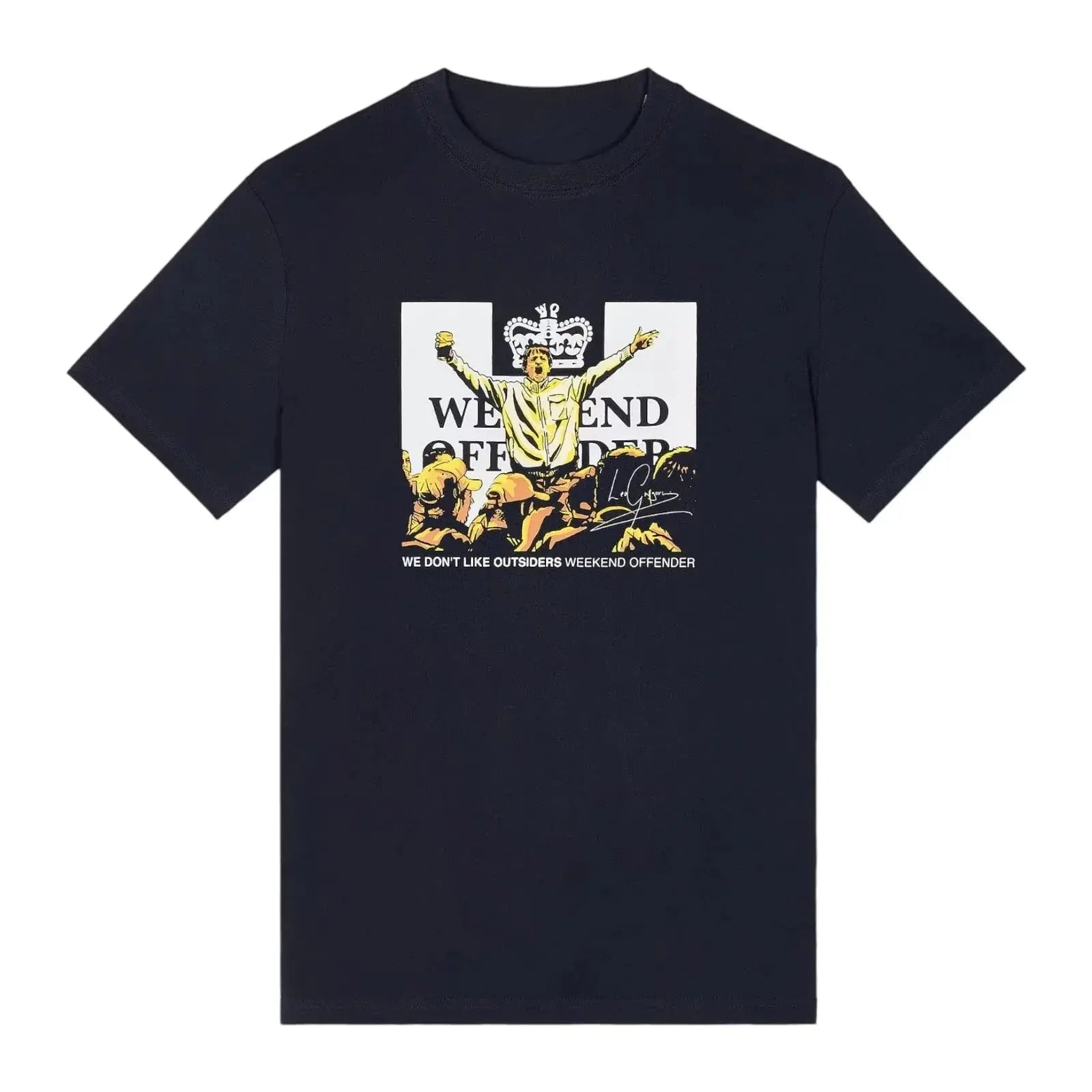 Weekend Offender Leo Gregory Graphic Women T Shirt Short Sleeve Crew Neck CottonHigh-end Luxury Is for Women