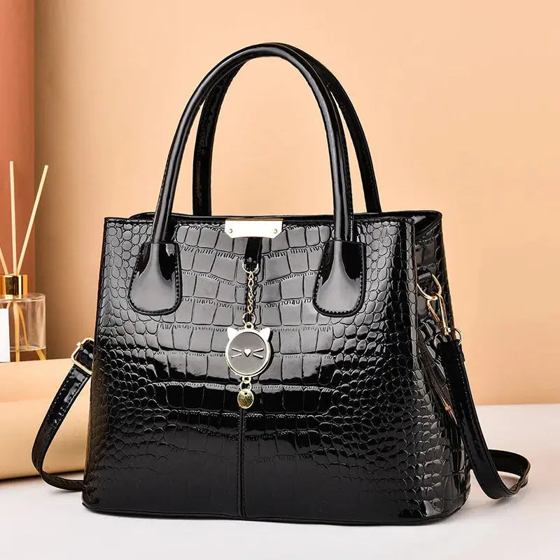 New Woman shoulder bag Large capacity Handbag for Women2025 Crossbody bag pattern PU Portable bucket bag ladies messenger bags