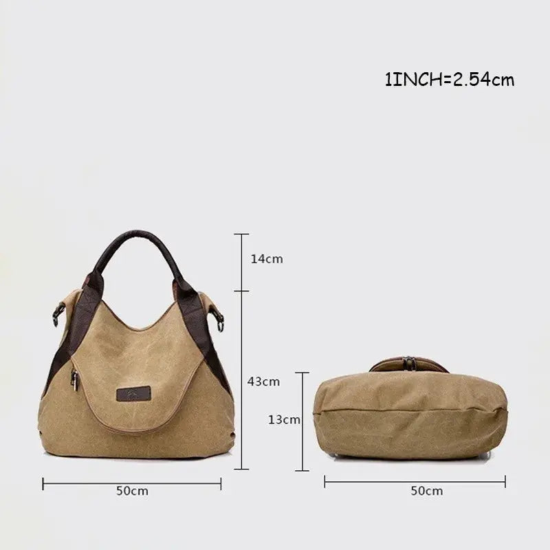 Womens Shoulder Bag Large Handbag Women Canvas Bag Travel Bags Crossbody Bag Overnight Bag