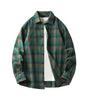 Men Shirt Plaid Flannel Long Sleeve Oversized Loose Cotton Casual Male Youth Comfortable Soft Fall Streetwear Formal Dress Shirt Markonline