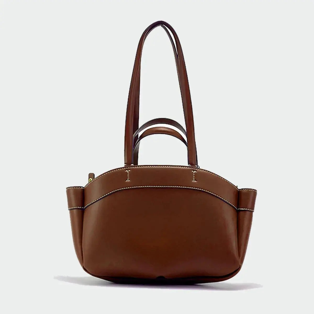 Large Capacity Tote Bag Underarm Pouch Fashion Pu Leather Shoulder Bag Retro Crossbody Bag Casual Portable Bucket Bags Handbag