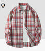 Men Shirt Plaid Flannel Long Sleeve Oversized Loose Cotton Casual Male Youth Comfortable Soft Fall Streetwear Formal Dress Shirt Markonline