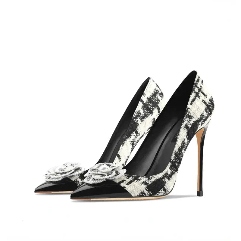 Spring and Autumn New Women's High Heels Pointed Thin Heels Single Shoes