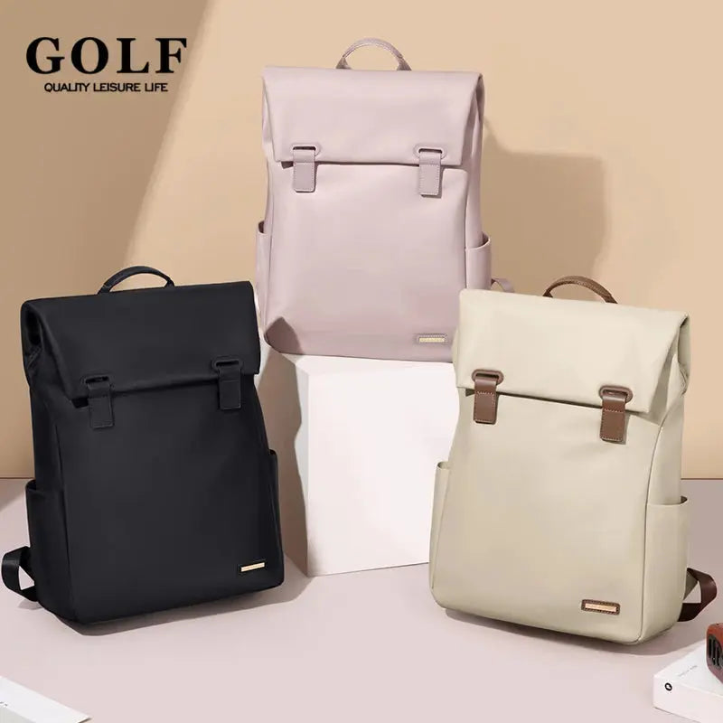 GOLF Elegant Backpack Women Aesthetic Backpacks Travel Waterproof Laptop 15 6 Inch Anti Theft Luxury Bags for Women Trend 2024