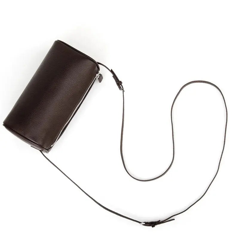 Ladies' mini handbag with shoulder strap and bucket shaped crossbody bag