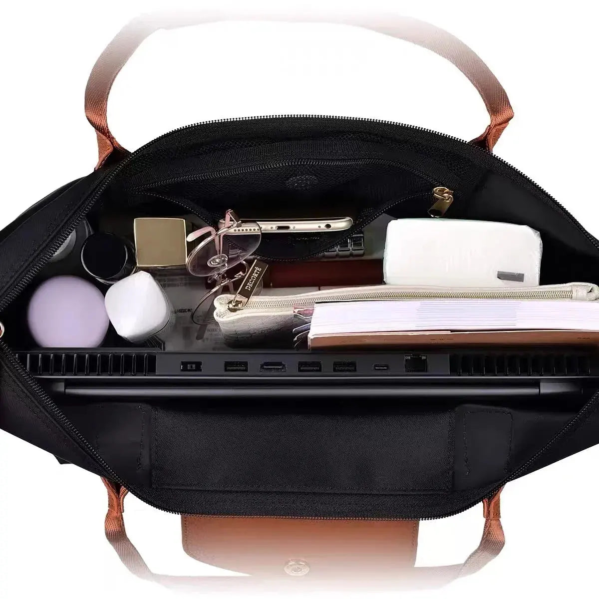 New French Style Shoulder Bag Large Capacity Tote Bag Single Shoulder Handbag Soft Leather Bag Women Shoulder Bag