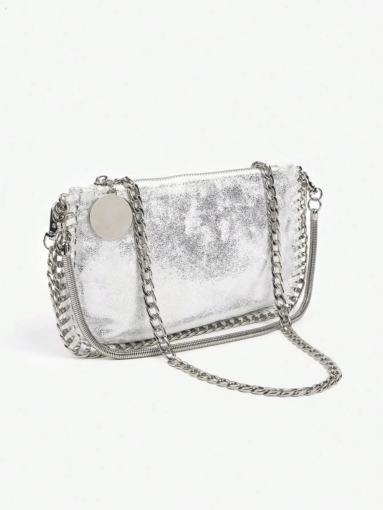 Women's handbags, vegan chain shoulder bag, chain bag, soft bag new chain shoulder bag