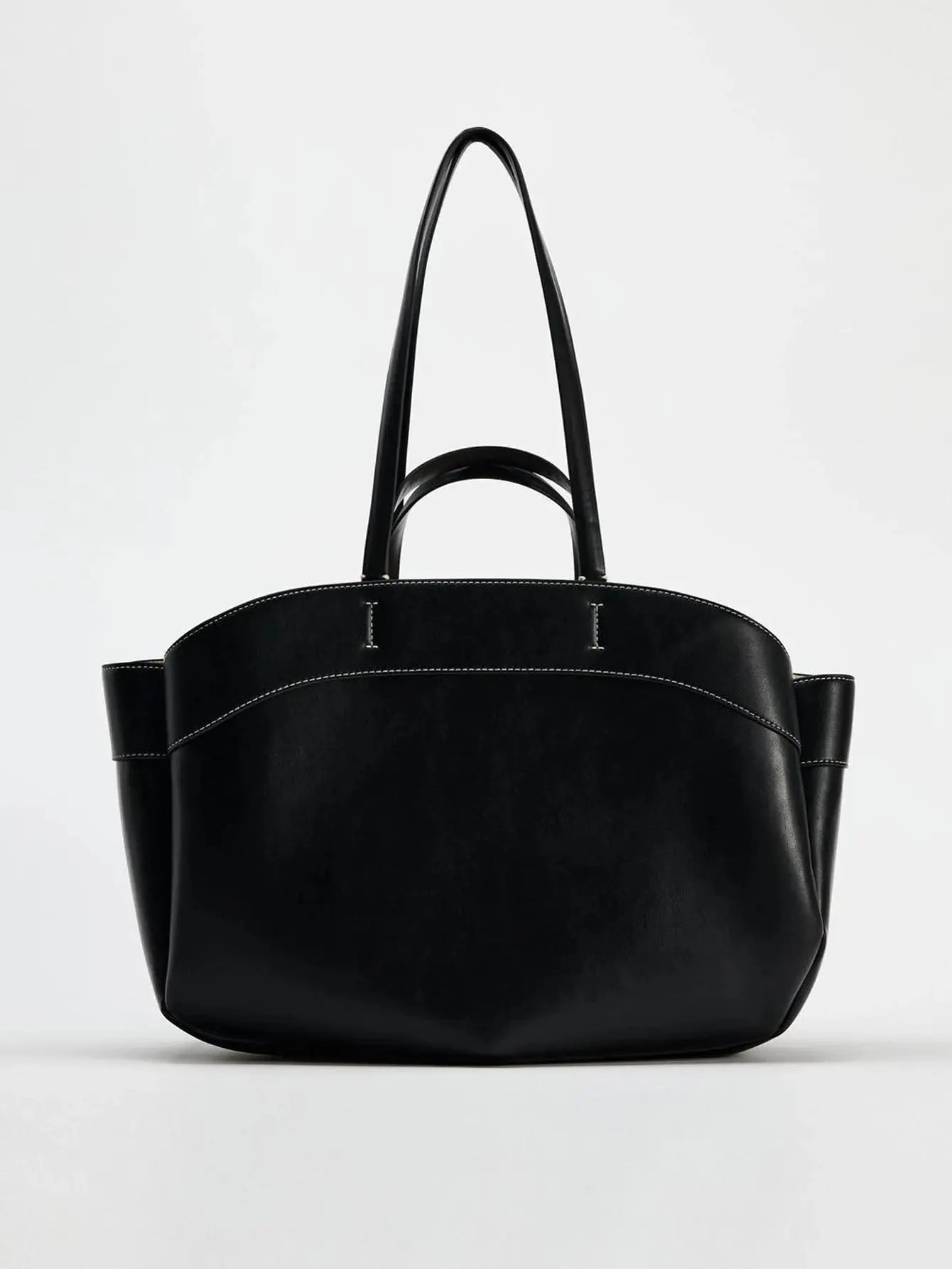 Women Tote Bag Underarm Pouch Large Capacity Pu Leather Shoulder Bag Retro Crossbody Bag Casual Portable Bucket Bags Handbag