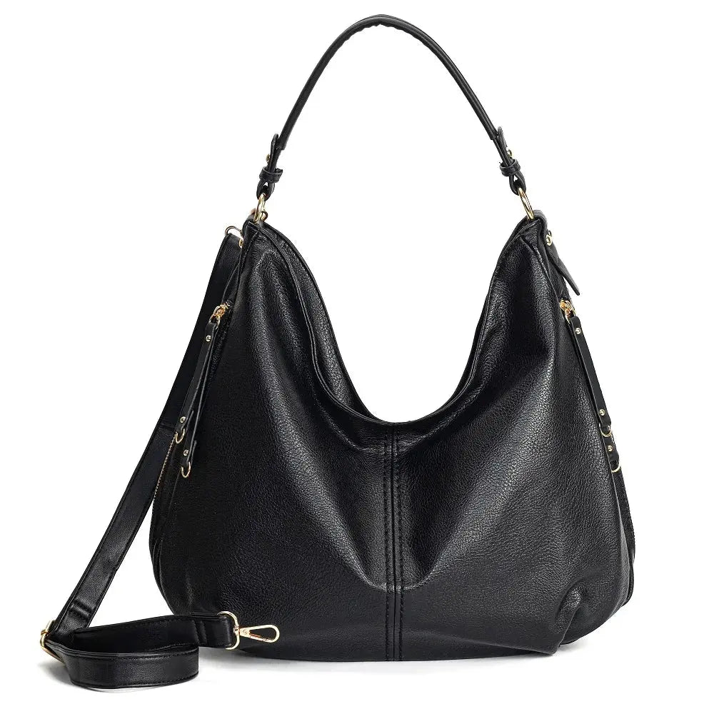 Vintage Large Capacity Shoulder Bag, Stylish Women's Casual Handbag, New Design PU Leather Ladies Bag