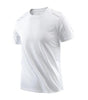 CHRLCK Men's Running Quick Drying T-shirts Breathable Hiking Fishing Tees Soft Elasticity Outdoor Sports Short Shirt Summer Markonline