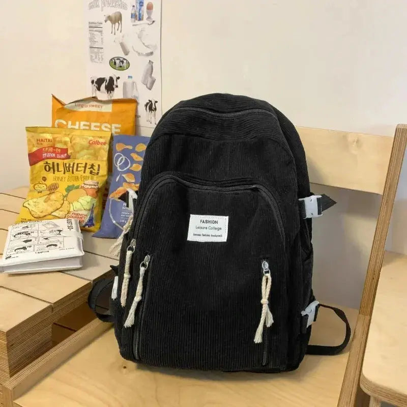 Fashion Velvet Backpacks Solid Softback Nylon 2024 High Quality Bags for Women Casual  Interior Zipper Pocket Backpacks