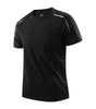CHRLCK Men's Running Quick Drying T-shirts Breathable Hiking Fishing Tees Soft Elasticity Outdoor Sports Short Shirt Summer Markonline