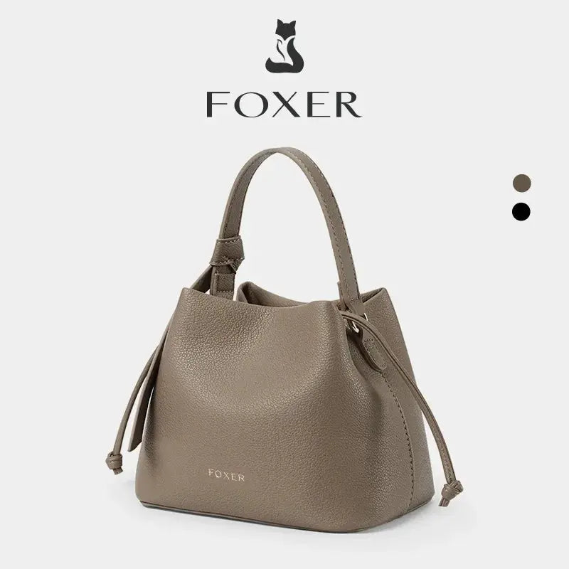 FOXER Women's Versatile Bucket Bag - Trendy & Elegant