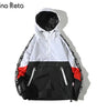 Hooded Jackets Men Block Pullover Jacket Fashion Tracksuit Coat Men Hip Hop Streetwear Jacket Men Markonline