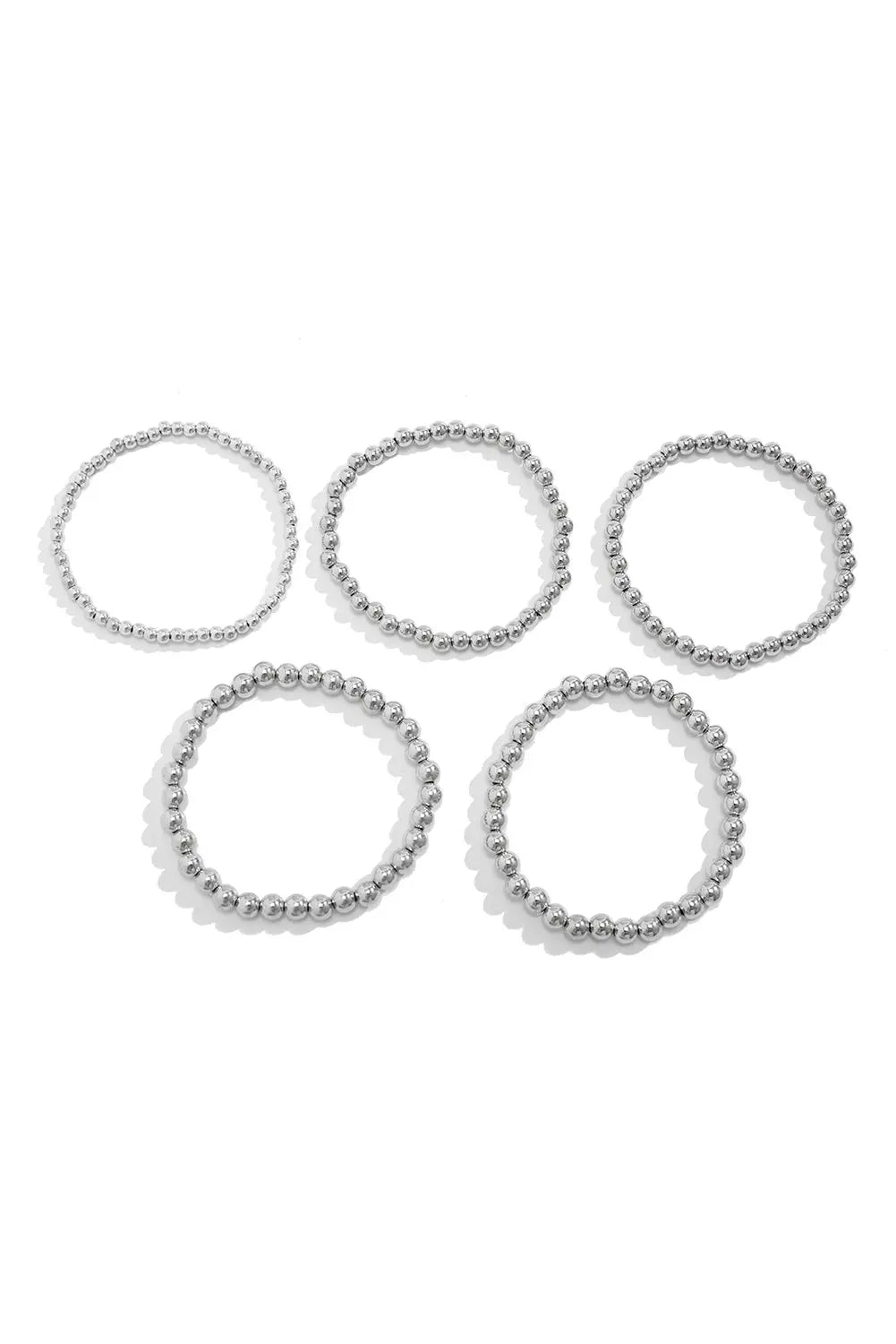 White Multi Layered Beaded Bracelet Dear-Lover Dropshipping