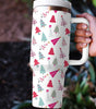 White Cartoon Christmas Tree Printed Thermos Cup 40oz Dear-Lover Dropshipping