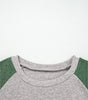 Evergreen Colorblock Raglan Long Sleeve T Shirt Markonline