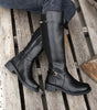 Black Side Zipper Knee High Chunky Low Heel Boots Dear-Lover Dropshipping