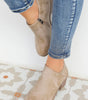 Philippine Gray Tulip Opening Suede Ankle Boots Dear-Lover Dropshipping