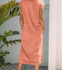 Carrot Mineral Wash Pocketed T-shirt Long Dress Markonline