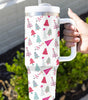 White Cartoon Christmas Tree Printed Thermos Cup 40oz Dear-Lover Dropshipping