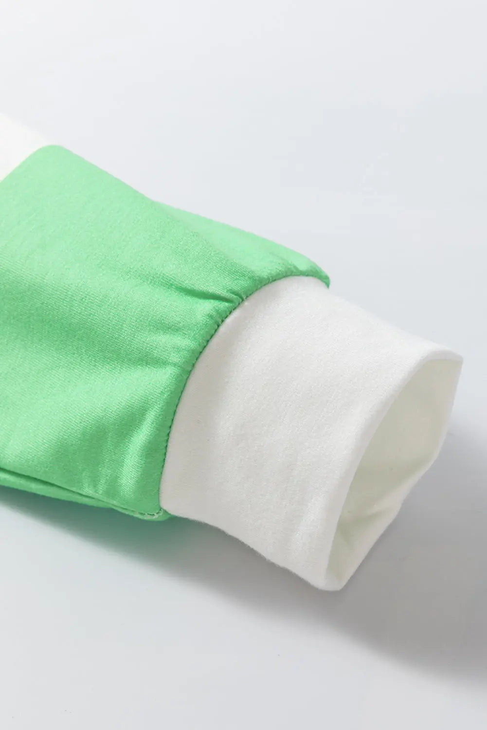 Rose Red Colorblock Striped Drop Shoulder Long Sleeve Top Dear-Lover Dropshipping