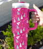 Rose Red Cartoon Christmas Tree Printed Thermos Cup 40oz Dear-Lover Dropshipping