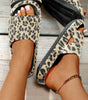 Black Print Thick Sole Slip On Slippers Dear-Lover Dropshipping