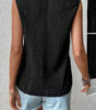 Black Guipure Lace Crochet Keyhole Back Tank Top Dear-Lover Dropshipping