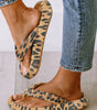 Leopard Print Thick Sole Flip Flops Dear-Lover Dropshipping
