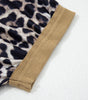 Brown Leopard Print Color Block Patchwork 3/4 Sleeve Loose Top Dear-Lover Dropshipping