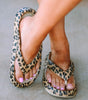 Leopard Print Thick Sole Flip Flops Dear-Lover Dropshipping