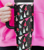 Black Cartoon Christmas Tree Printed Thermos Cup 40oz Dear-Lover Dropshipping