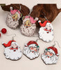White 3 Pairs Christmas Santa Clause Pendant Hook Earrings Dear-Lover Dropshipping