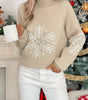 High Collar Christmas Sweaters Women's Clothing Markonline