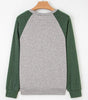 Evergreen Colorblock Raglan Long Sleeve T Shirt Markonline