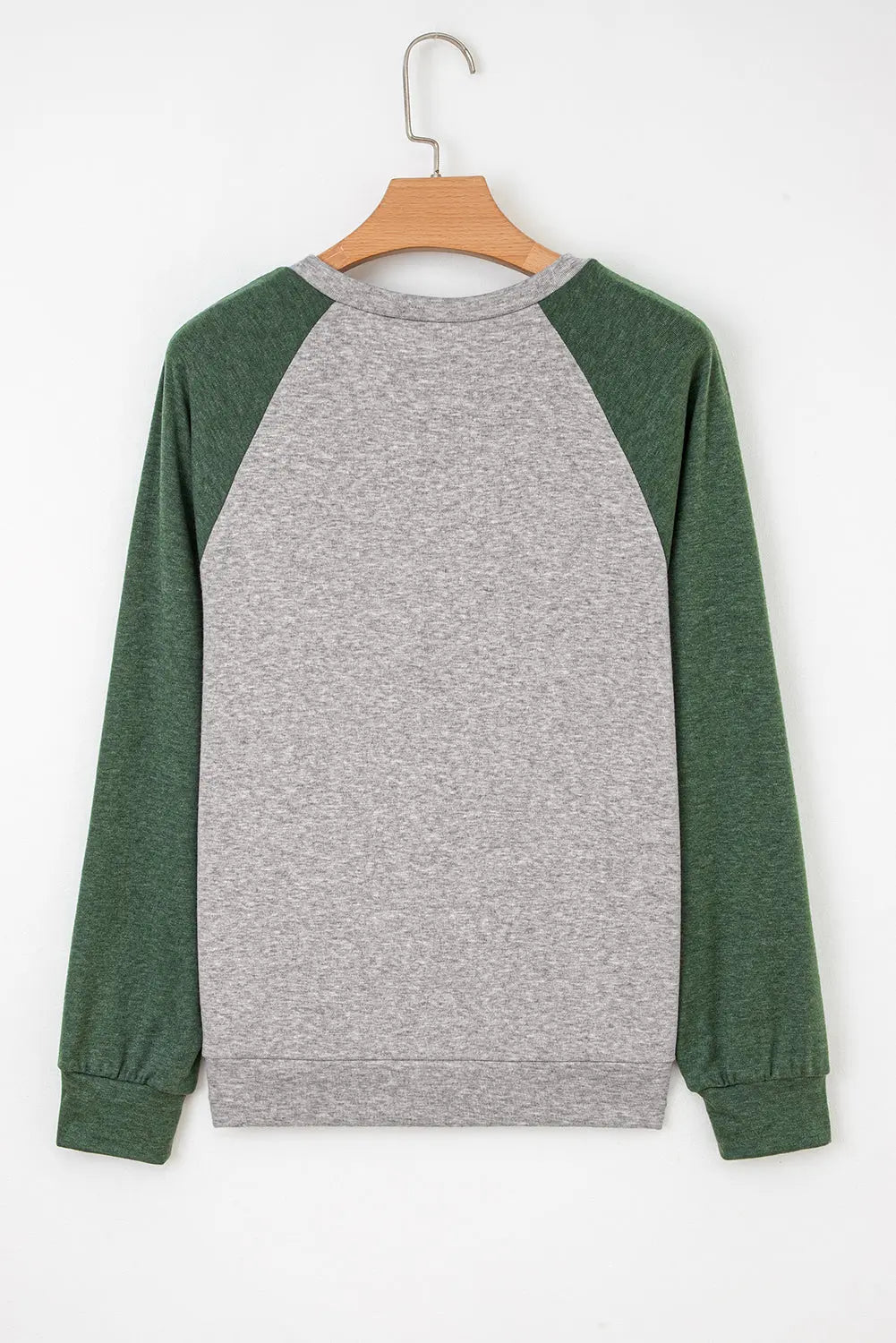 Evergreen Colorblock Raglan Long Sleeve T Shirt Markonline