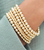 Gold 7pcs/Set Minimalist Plated Beaded Luxury Bracelet Set Dear-Lover Dropshipping