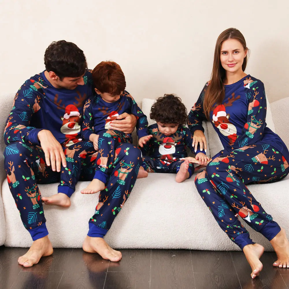 Family Pajamas Suit Baby Christmas Parent-child Pajamas Markonline