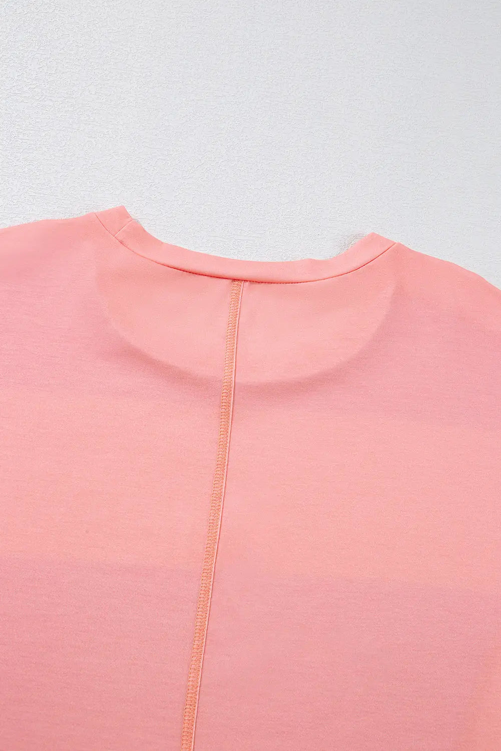 Light Blue Colorblock Striped Drop Shoulder Loose Top Dear-Lover Dropshipping